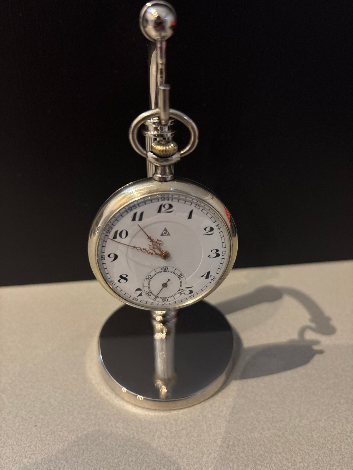 Alpina - Antiek zakhorloge werkend, Sieraden, Tassen en Uiterlijk, Antieke sieraden, Ophalen of Verzenden, Overige materialen