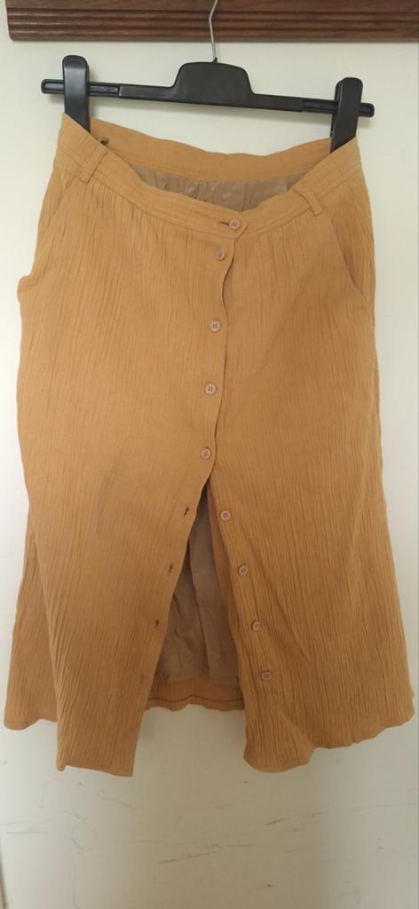 Bogner rok tot de kuiten, maat 44 warm licht geel, Kleding | Dames, Geel, Ophalen of Verzenden, Gedragen, Onder de knie