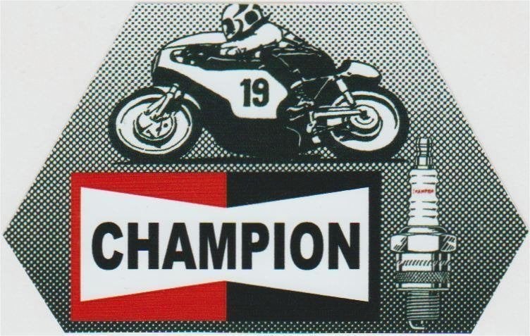 Champion Spark plugs sticker #2, Verzenden