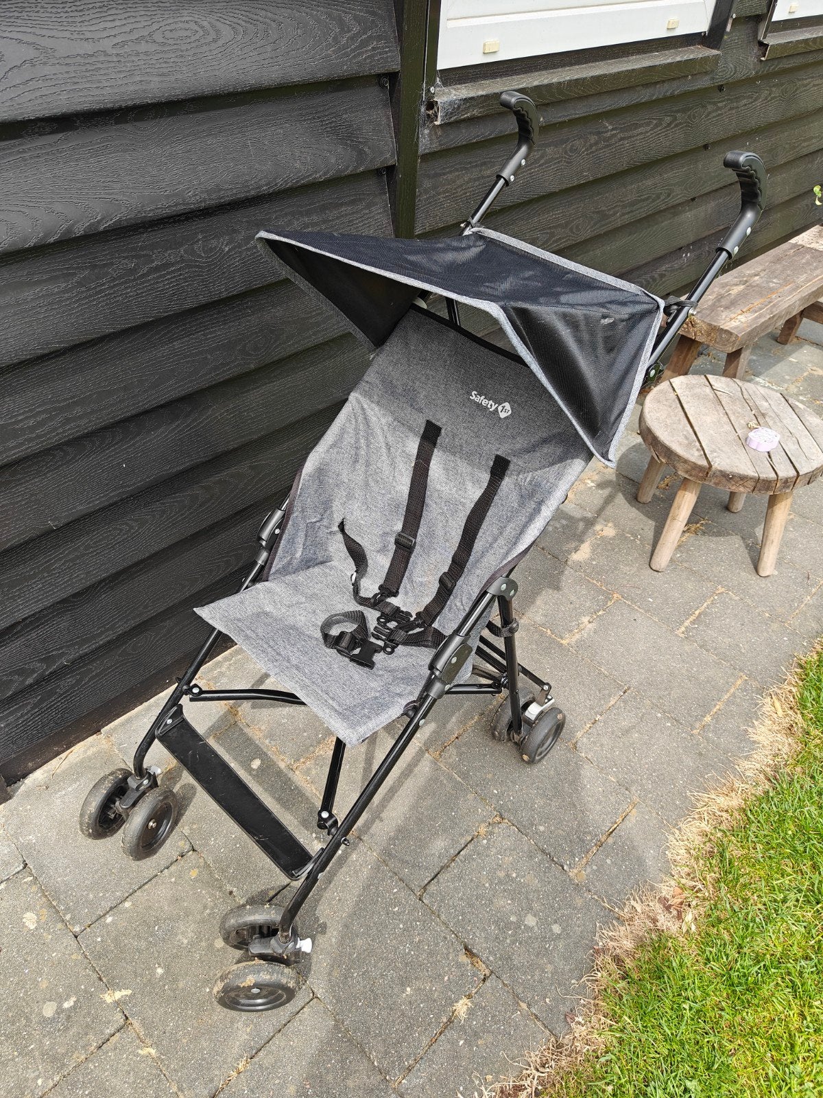 Safety1 buggy makkelijk in gebruik grijs, Ophalen of Verzenden, Gebruikt, Overige merken, Zonnekap