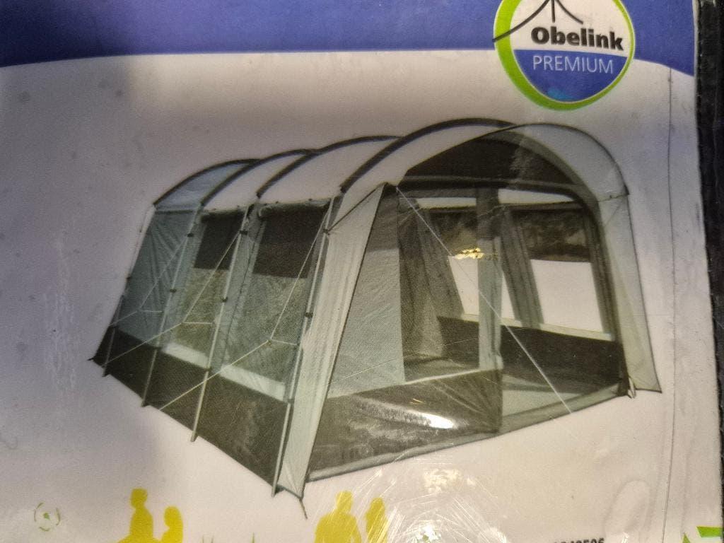 tunneltent Living, Caravans en Kamperen, Tenten, Ophalen, Zo goed als nieuw, Tot en met 4