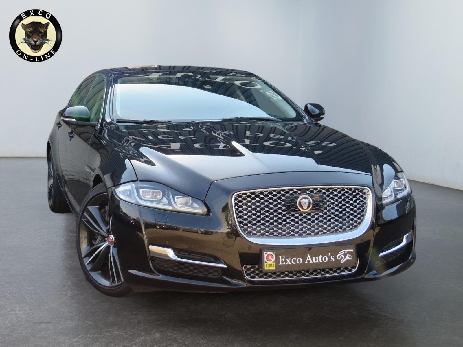 Jaguar XJ 5.0 V8 SC LWB, Automaat, Dealer onderhouden, Achterwielaandrijving, Zwart
