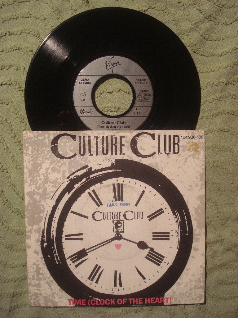 Culture Club 7" Vinyl Single: ‘Time’ (Duitsland), Ophalen of Verzenden, Zo goed als nieuw, 7 inch, Pop