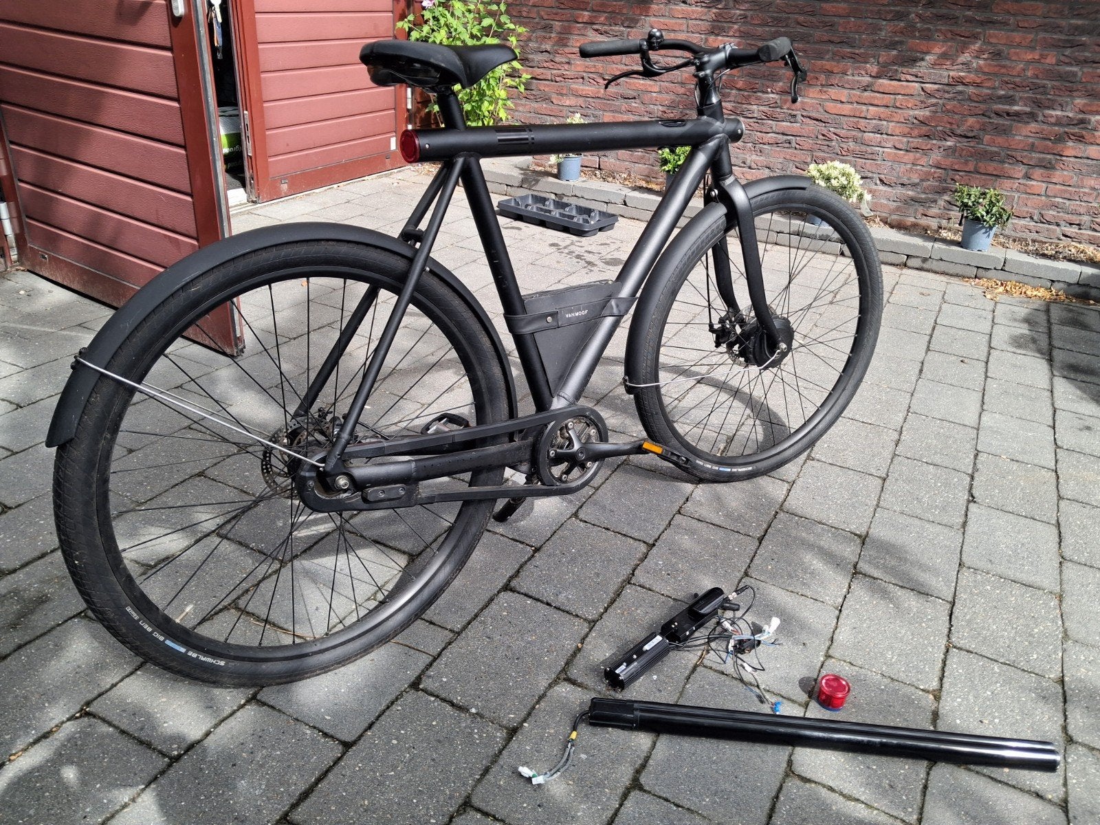 nette vanmoof s1 e-bike electrified +extra accu en cartride, Ophalen