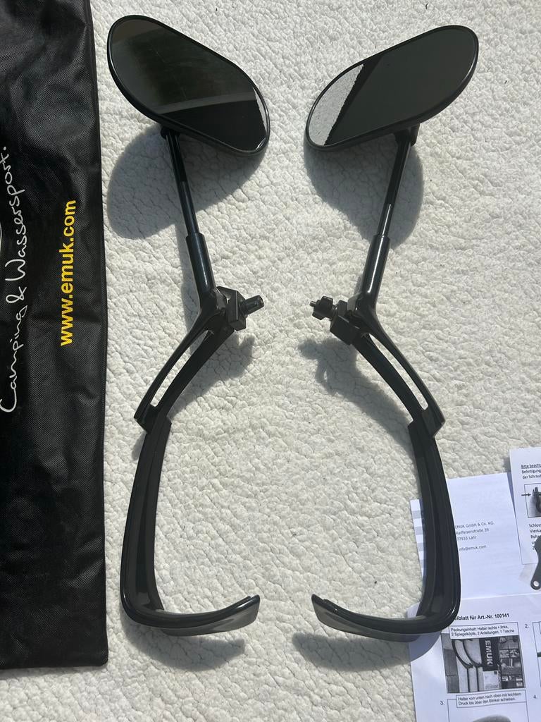 EMUK Caravan Spiegel set - Made in Germany, Caravans en Kamperen, Ophalen, Gebruikt
