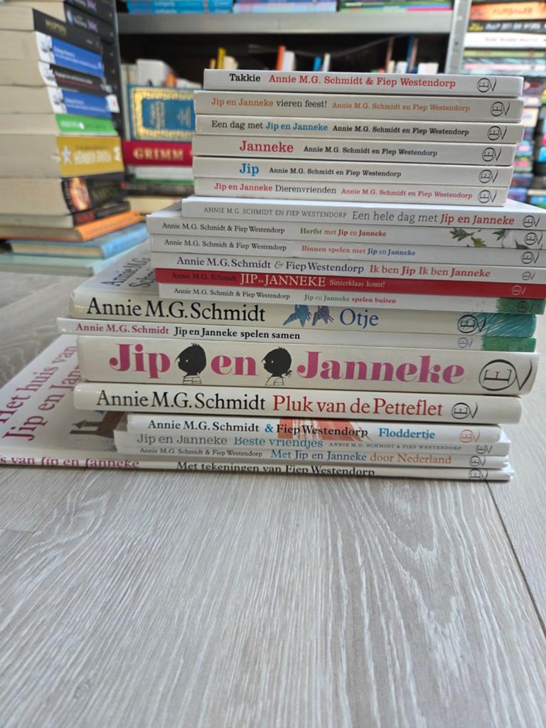 20x Annie MG Schmidt boeken oa Jip en Janneke + Takkie, Boeken, Ophalen of Verzenden, Zo goed als nieuw, 3 tot 4 jaar