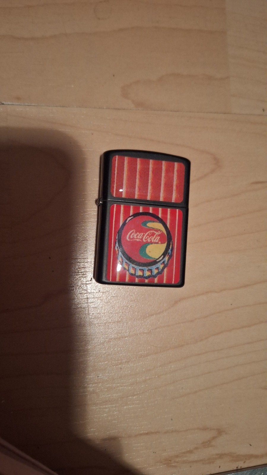 Coca-Cola aansteker - Zippo stijl, Ophalen, Gebruikt, Aansteker