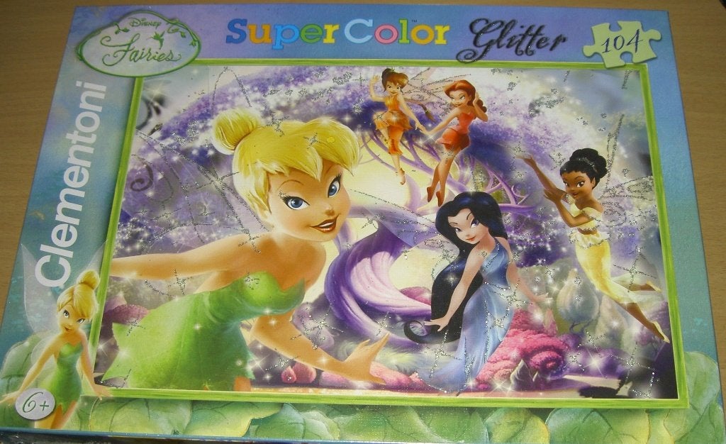 Feeën glitter puzzel, Ophalen of Verzenden, Meer dan 50 stukjes, Nieuw, 6 jaar of ouder
