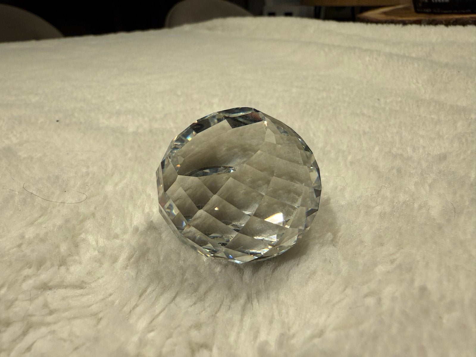 Swarovski SCS Facet Kristallen Bol, Verzamelen, Swarovski, Ophalen of Verzenden, Zo goed als nieuw, Figuurtje
