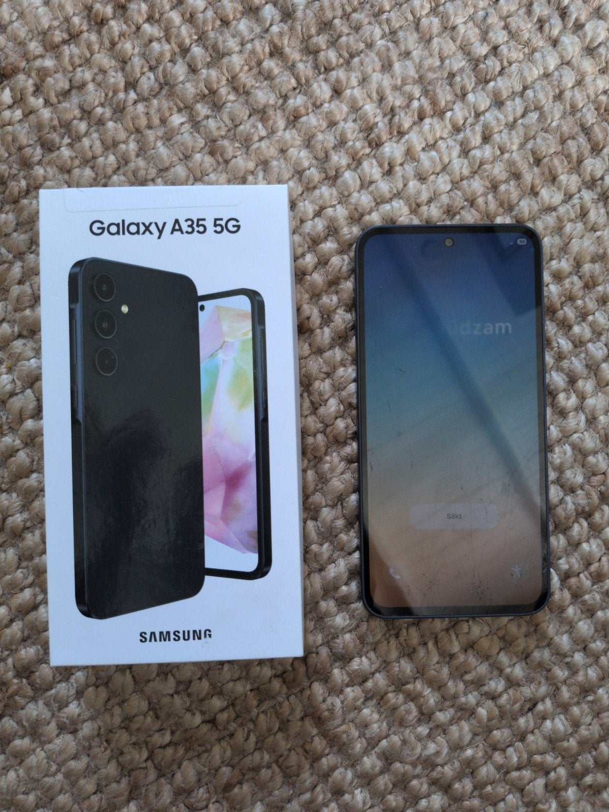 Samsung A35 5G - kapot scherm, 128 GB, Ophalen, Zwart, Galaxy A