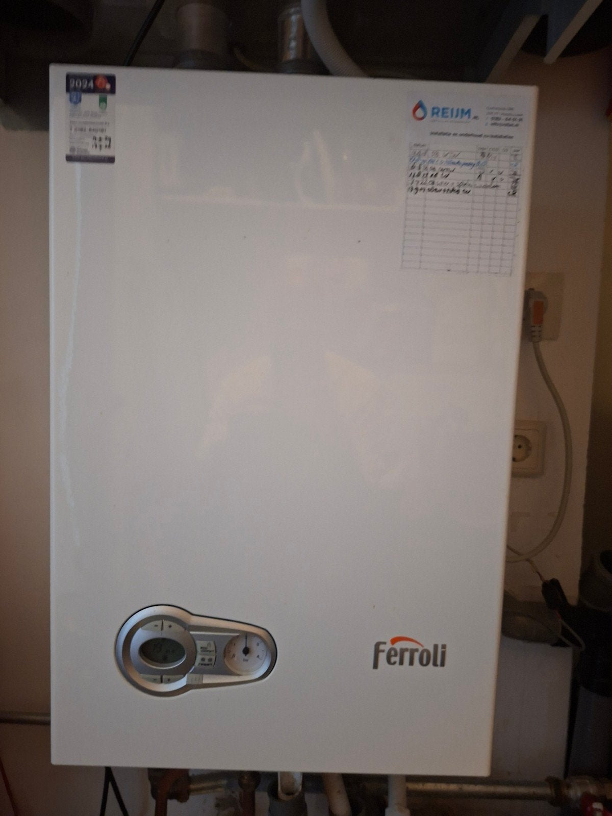 Ferroli Megadens BlueSense 4 CV-ketel uit 2018., Ophalen, Gebruikt, Aardgas, Terugslagbeveiliging (TTB)