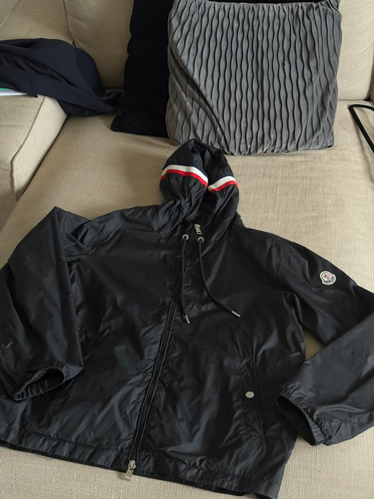 Moncler jas m zomer, Kleding | Heren, Jassen | Zomer, Ophalen of Verzenden, Zo goed als nieuw, Maat 48/50 (M), Zwart