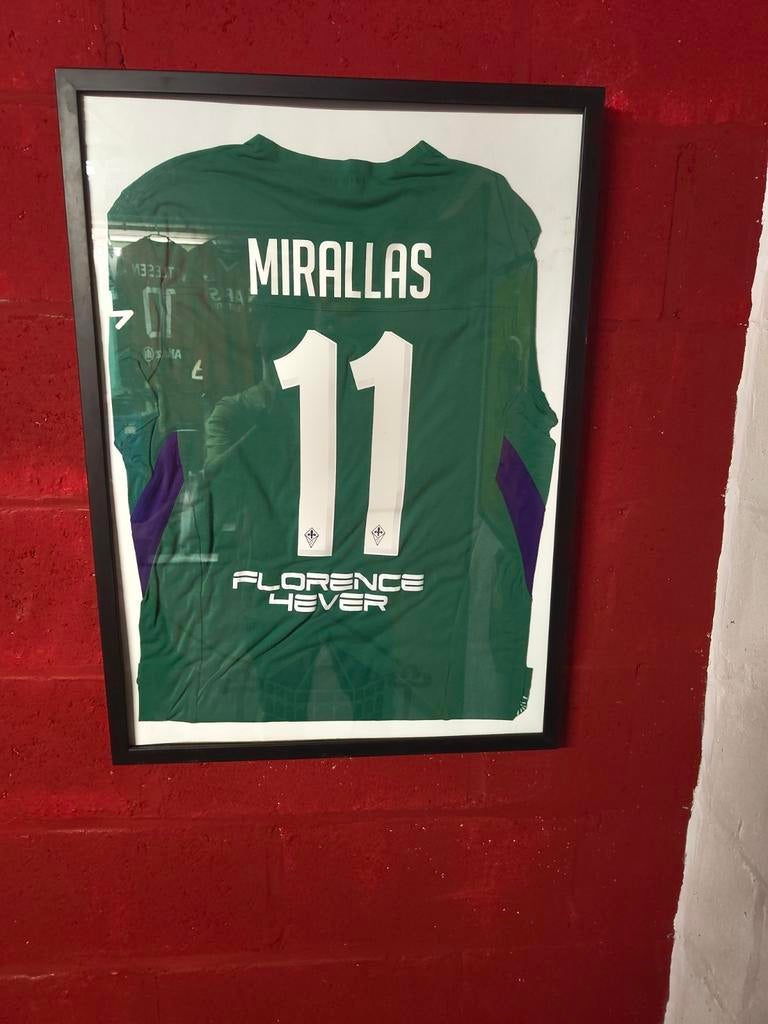 Match issued shirt - Kevin Mirallas / Fiorentina, Verzamelen, Ophalen, Zo goed als nieuw, Buitenlandse clubs, Shirt