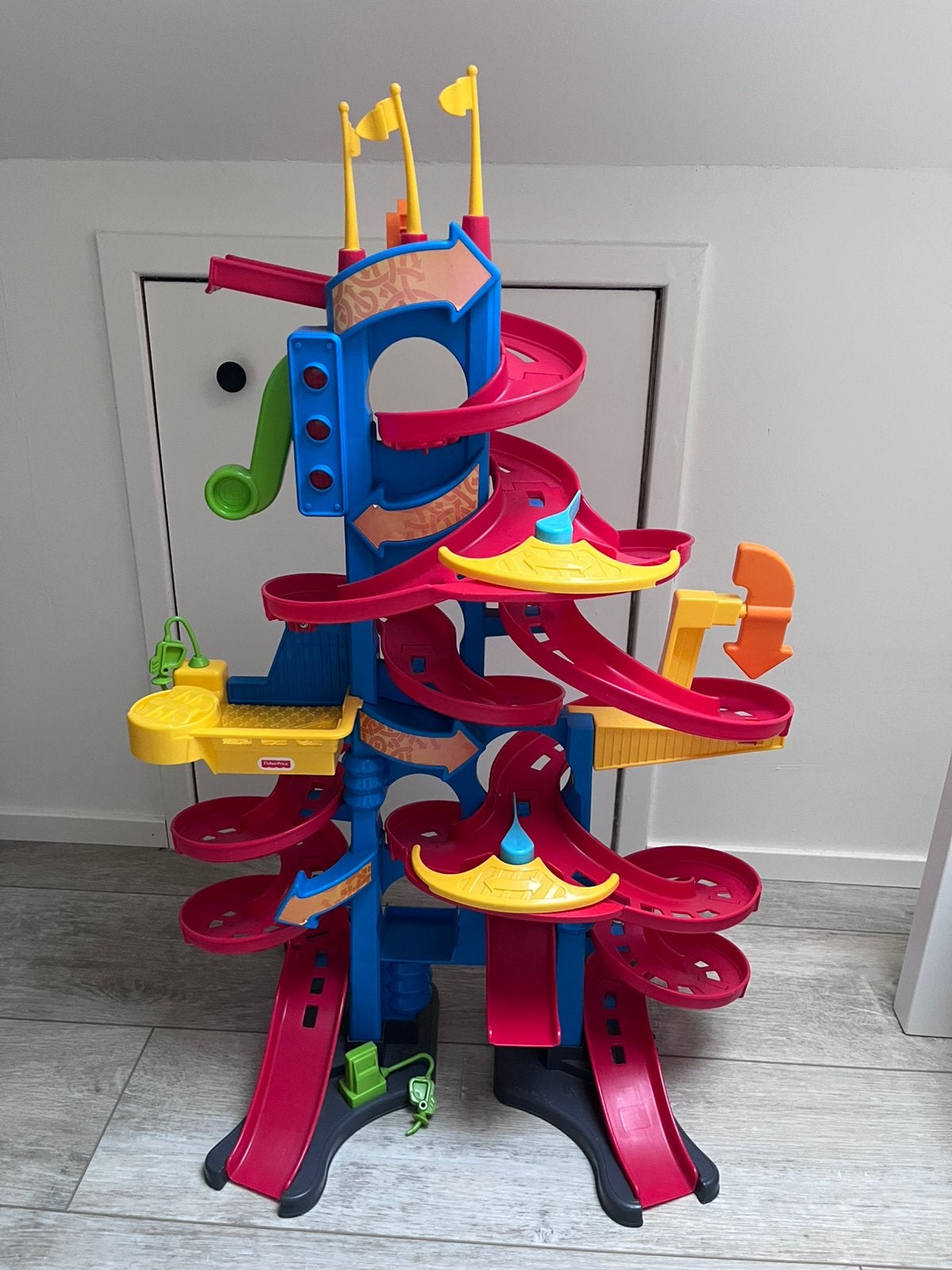 Fisher Price Racebaan, Ophalen, Zo goed als nieuw