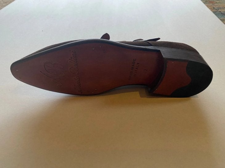 Alberto Bellini Suède Herenschoenen - Maat 42 - Nieuw, Ophalen of Verzenden, Nieuw, Bruin, Gespschoenen