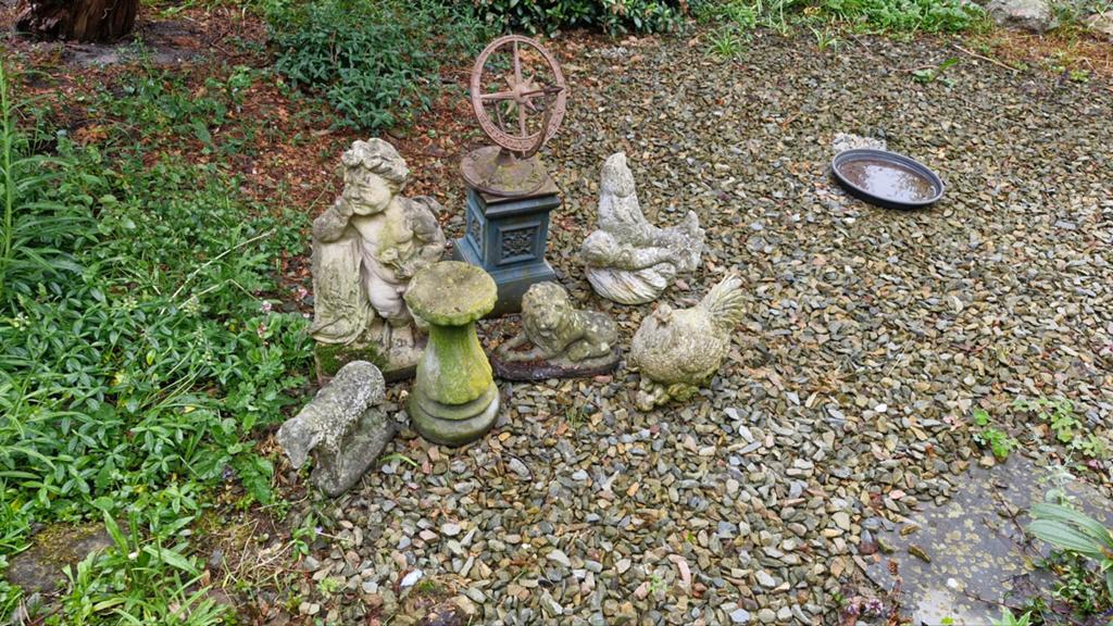 Diverse tuinbeelden van steen/beton, Tuin en Terras, Ophalen, Gebruikt, Beton, Overige typen