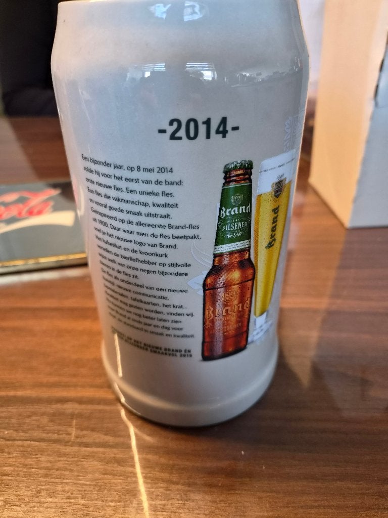 Bier pul brand 2014, Verzamelen, Ophalen, Zo goed als nieuw, Pul(len), Brand