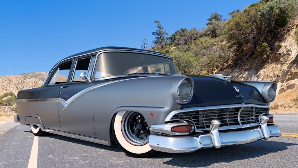 Ford Fairlane TownSedan 1956 312cui V8 Thunderbird, Auto's, 8 cilinders, Particulier, Te koop, 5100 cc