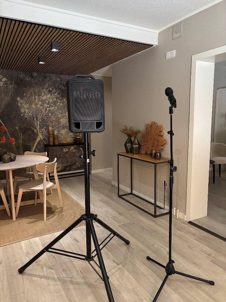 Mipro geluidsbox met microfoon, Audio, Tv en Foto, Zo goed als nieuw, Draagbare speaker, Inclusief kabels, Ophalen
