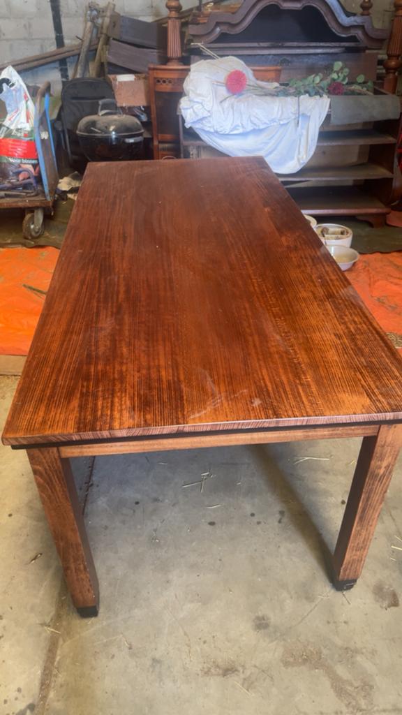 Eettafel nette staat, Ophalen, Zo goed als nieuw, Rechthoekig, 50 tot 100 cm