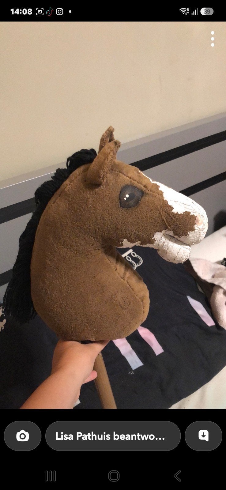 Hobby Horse - Bruin Stokpaardje, Kinderen en Baby's, Ophalen, Gebruikt, Jongen of Meisje