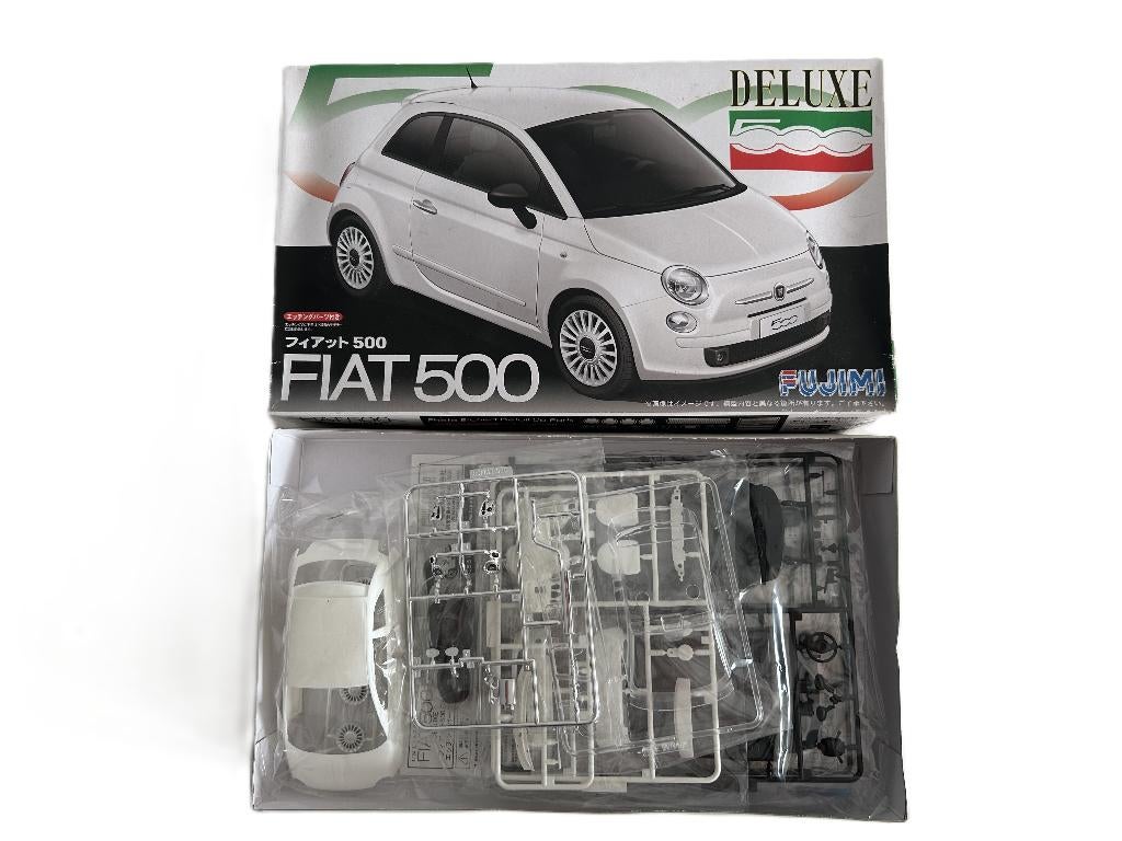Fujimi 123738 Fiat 500 DX 1/24 nieuw, Overige merken, Auto, Groter dan 1:32, Nieuw