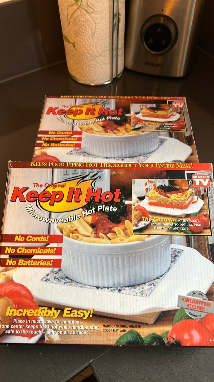 Microwavable hotplate 2x, Huis en Inrichting, Ophalen of Verzenden, Zo goed als nieuw