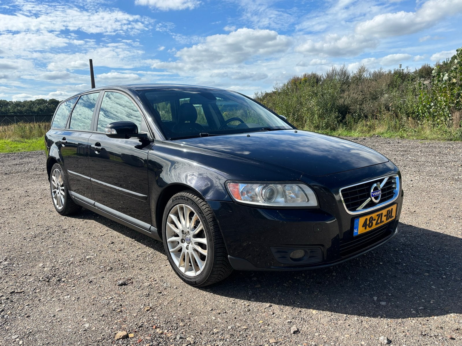 Volvo V50 1.8 2008 Zwart, Voorwielaandrijving, Parkeersensor, 125 pk, Zwart