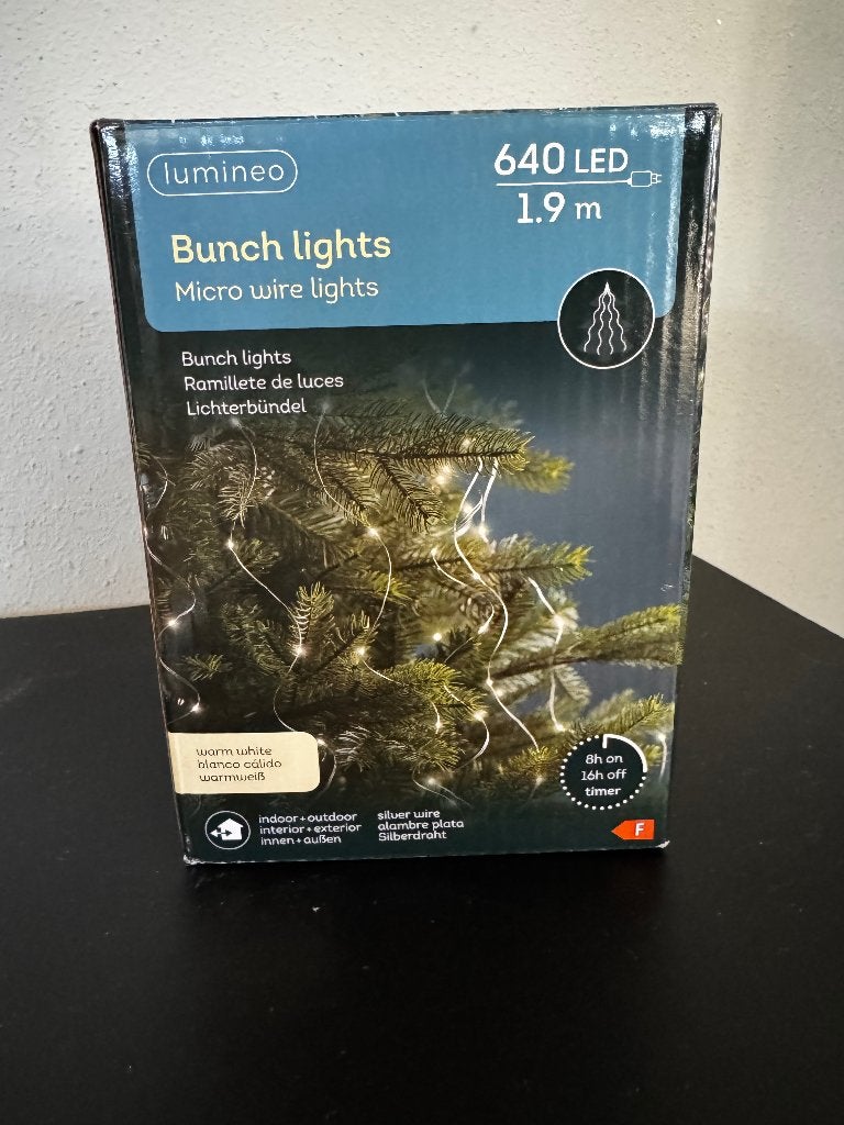 Lumineo Bunch Lights 640 LED – warm wit – 32 strengen, Diversen, Ophalen, Zo goed als nieuw