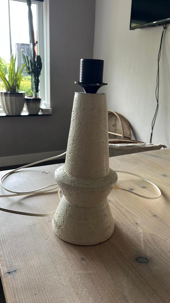 Stenen lampvoet., Ophalen, Minder dan 50 cm
