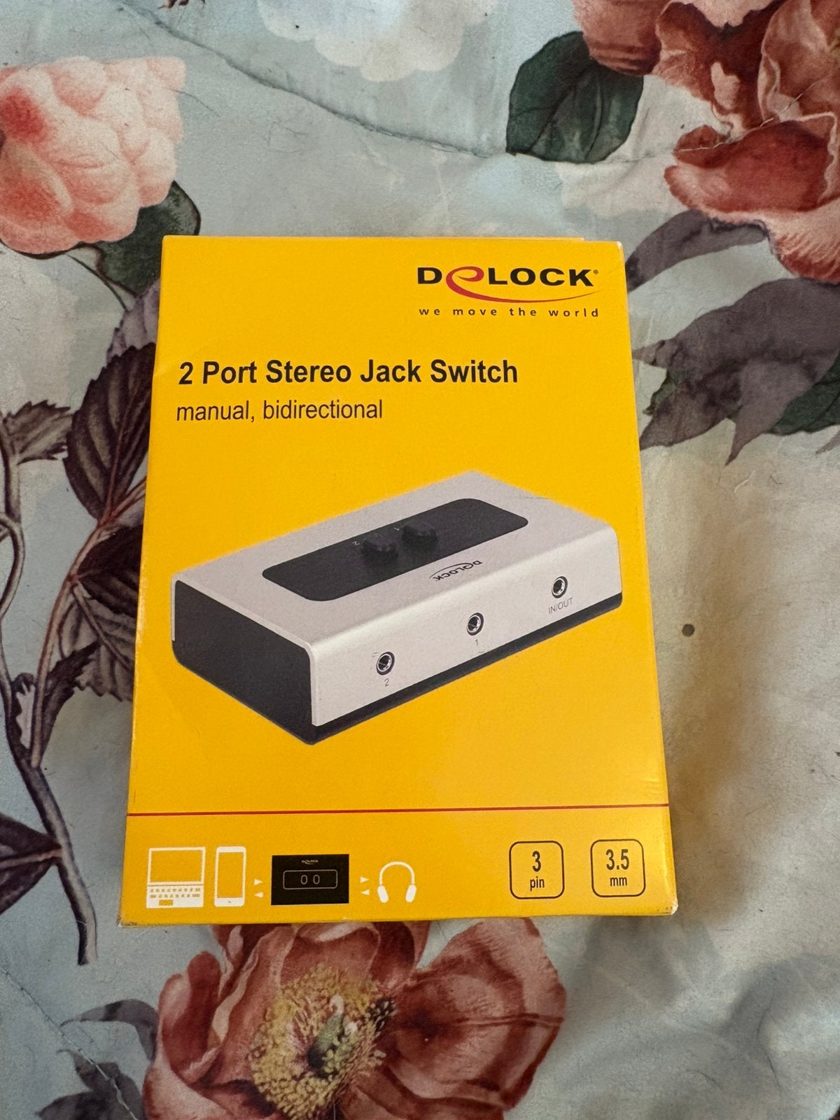 Delock 2 Port Stereo Jack Switch, Ophalen of Verzenden, Nieuw