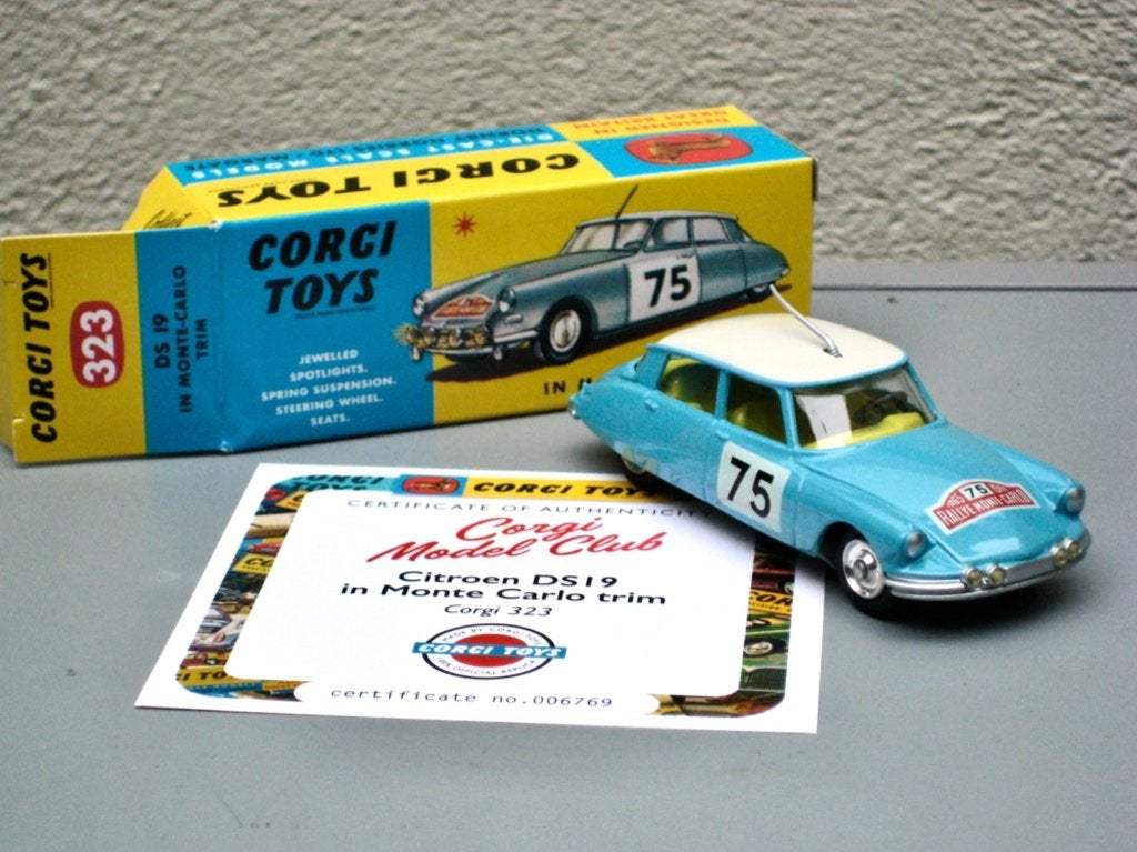Citroen DS 19 Rally van Monte Carlo Corgi Model Club 1:43, Ophalen of Verzenden, Nieuw, Auto, Corgi