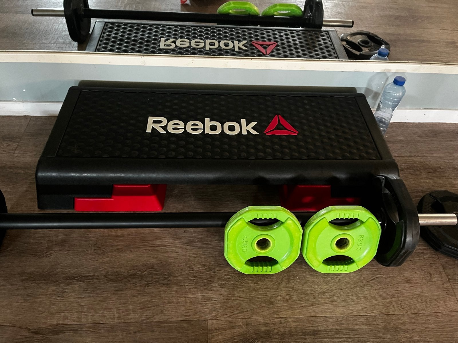 Reebok Steps, Haltersets en Gewichten, Ophalen, Gebruikt, Armen, Stepbank