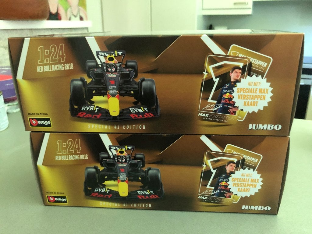 Modelauto’s Max Verstappen 1:24 Jaar 2022, Ophalen of Verzenden, Nieuw, Auto, Overige merken