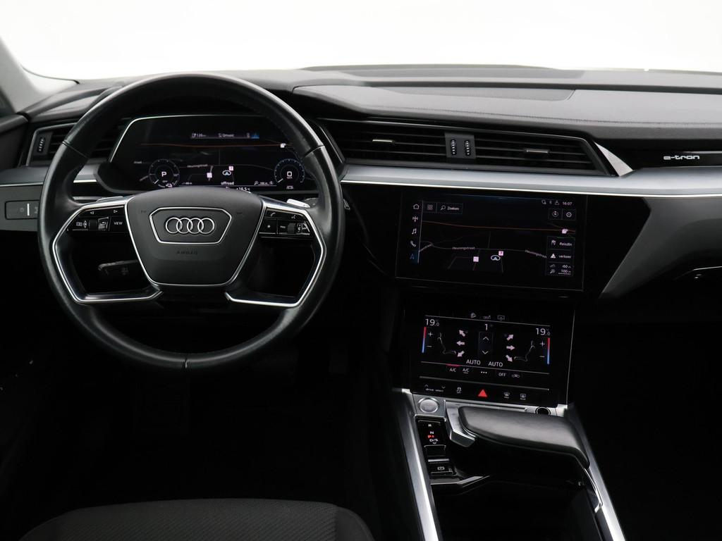 Audi e-tron 50 QUATTRO LAUCH EDITION ALL BLACK PACK + TREKHA, Auto's, Audi, Automaat, Stof, Zwart, Vierwielaandrijving