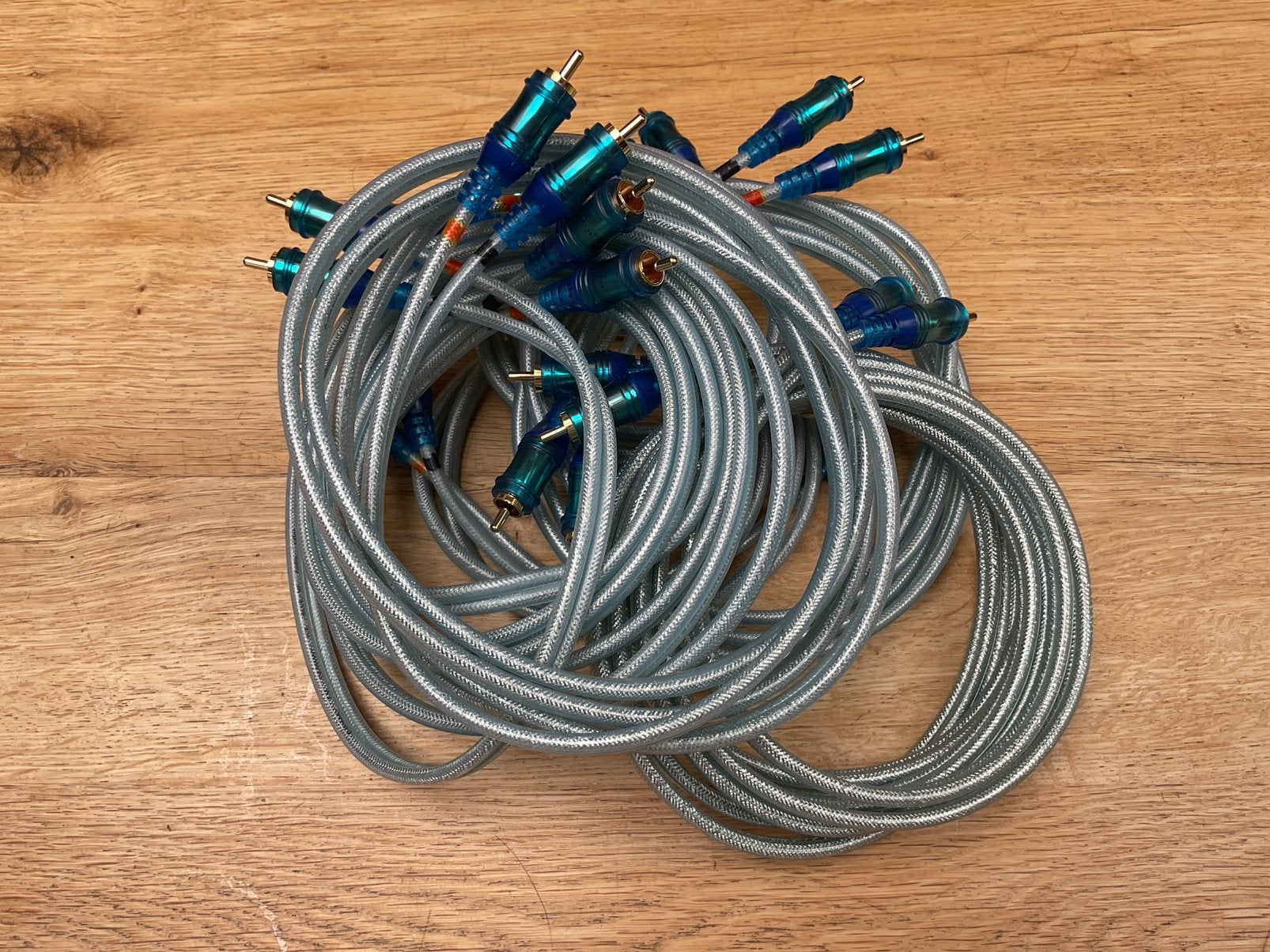 Oehlbach ICE BLUE - NF stereo rca interlink 2x1m 2x2m 2x3m, Ophalen of Verzenden, Gebruikt, Minder dan 2 meter, Interlink-kabel