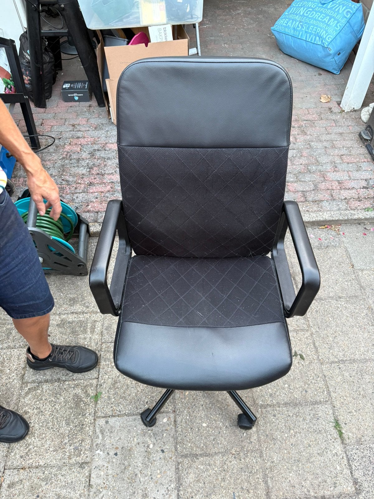 Bureau stoel, Ophalen, Zo goed als nieuw, Zwart