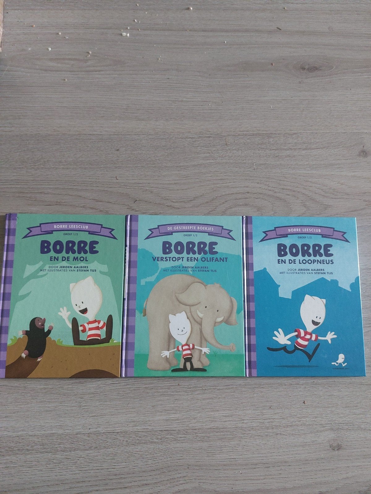 Borre Leesclub Boekjes - Set van 3, Ophalen, Zo goed als nieuw, Jeroen Aalbers, Fictie algemeen