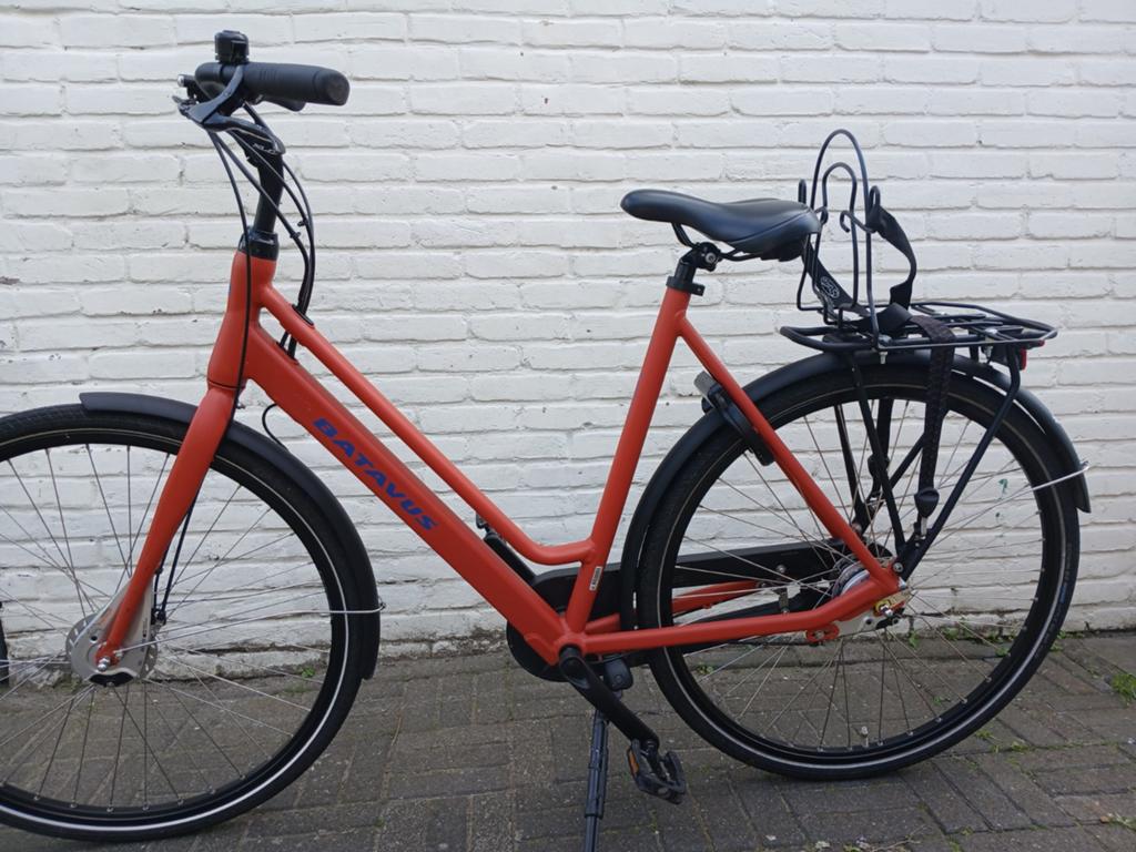 Batavus Fonk fiets, 57 cm, 3 versnellingen,  zgan, Fietsen en Brommers, Elektrische fietsen, 55 tot 59 cm, Ophalen, Zo goed als nieuw