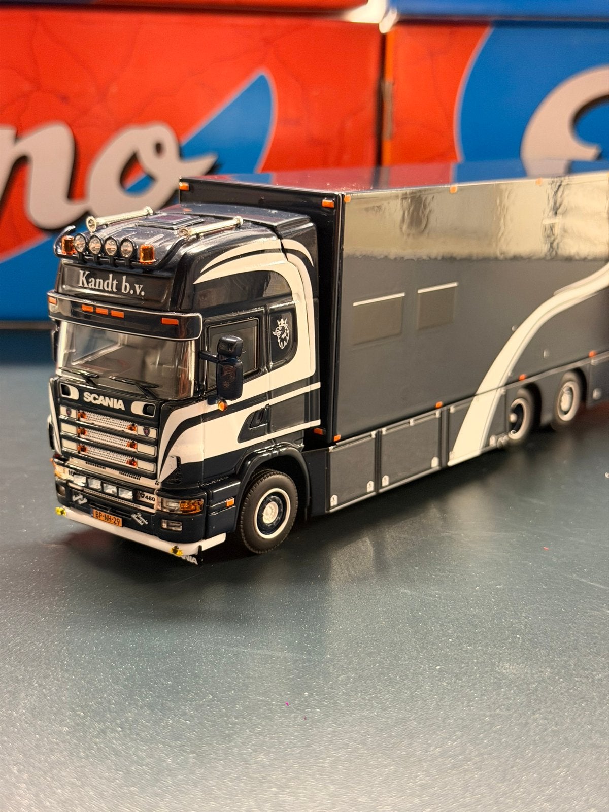 WSI Scania 164L 480 Kandt B.V., Ophalen of Verzenden, Zo goed als nieuw, Bus of Vrachtwagen, Wsi