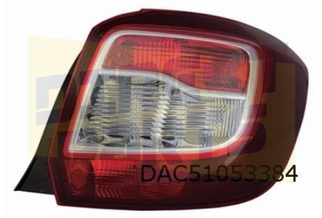 Dacia Sandero Stepway (11/12-12/16) achterlicht Rechts (Smok, Dacia, -, Verzenden, -