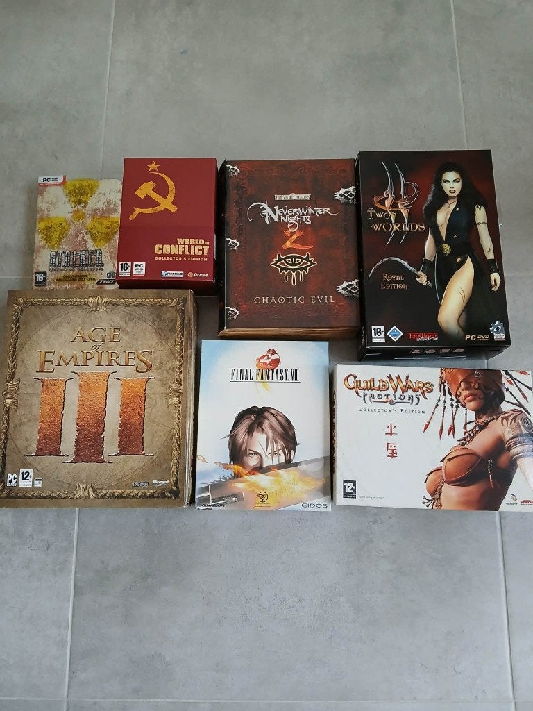 collectors pc games boxed, Spelcomputers en Games, Games | Pc, Zo goed als nieuw, 1 speler, Vanaf 3 jaar, Ophalen of Verzenden