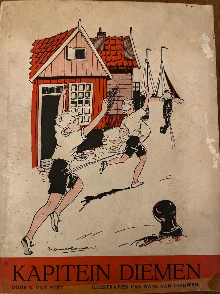 Kapitein Diemen - Vintage Kinderboek, Ophalen of Verzenden, Gelezen, Fictie algemeen
