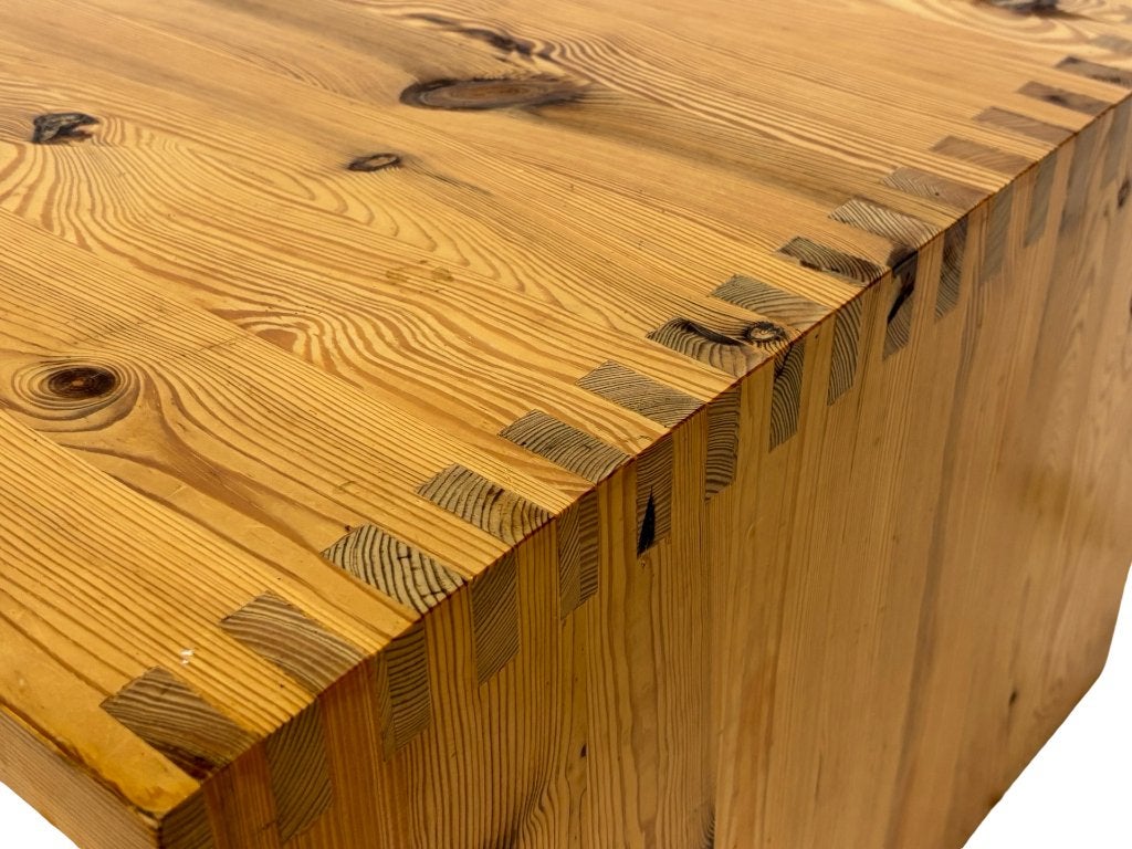 Vintage Salontafel Ate Van Apeldoorn Houtwerk Hattem Design, Ophalen, Ate Van Apeldoorn, Gebruikt, 100 tot 150 cm