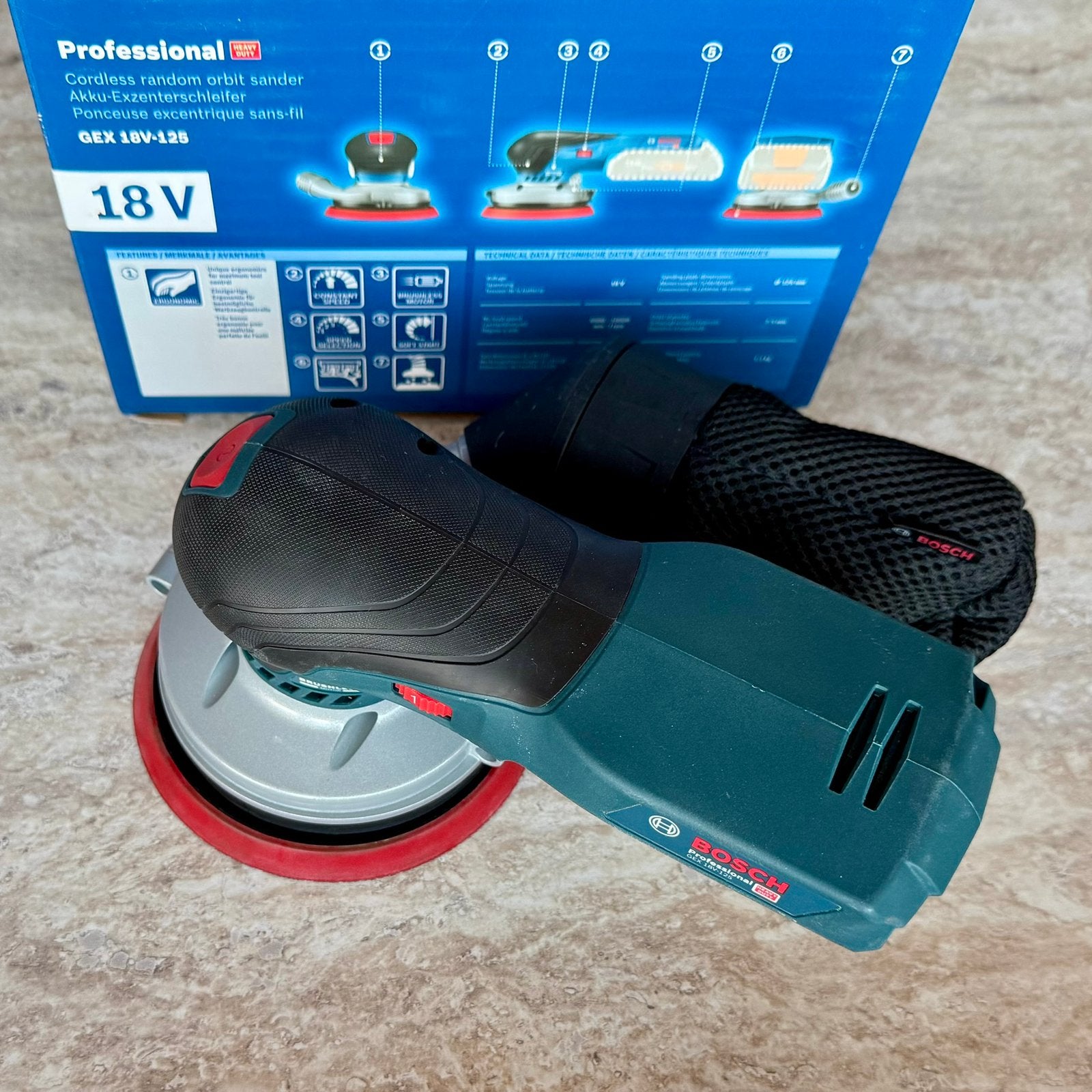 Excentrische schuurmachine Bosch, Ophalen of Verzenden, Zo goed als nieuw