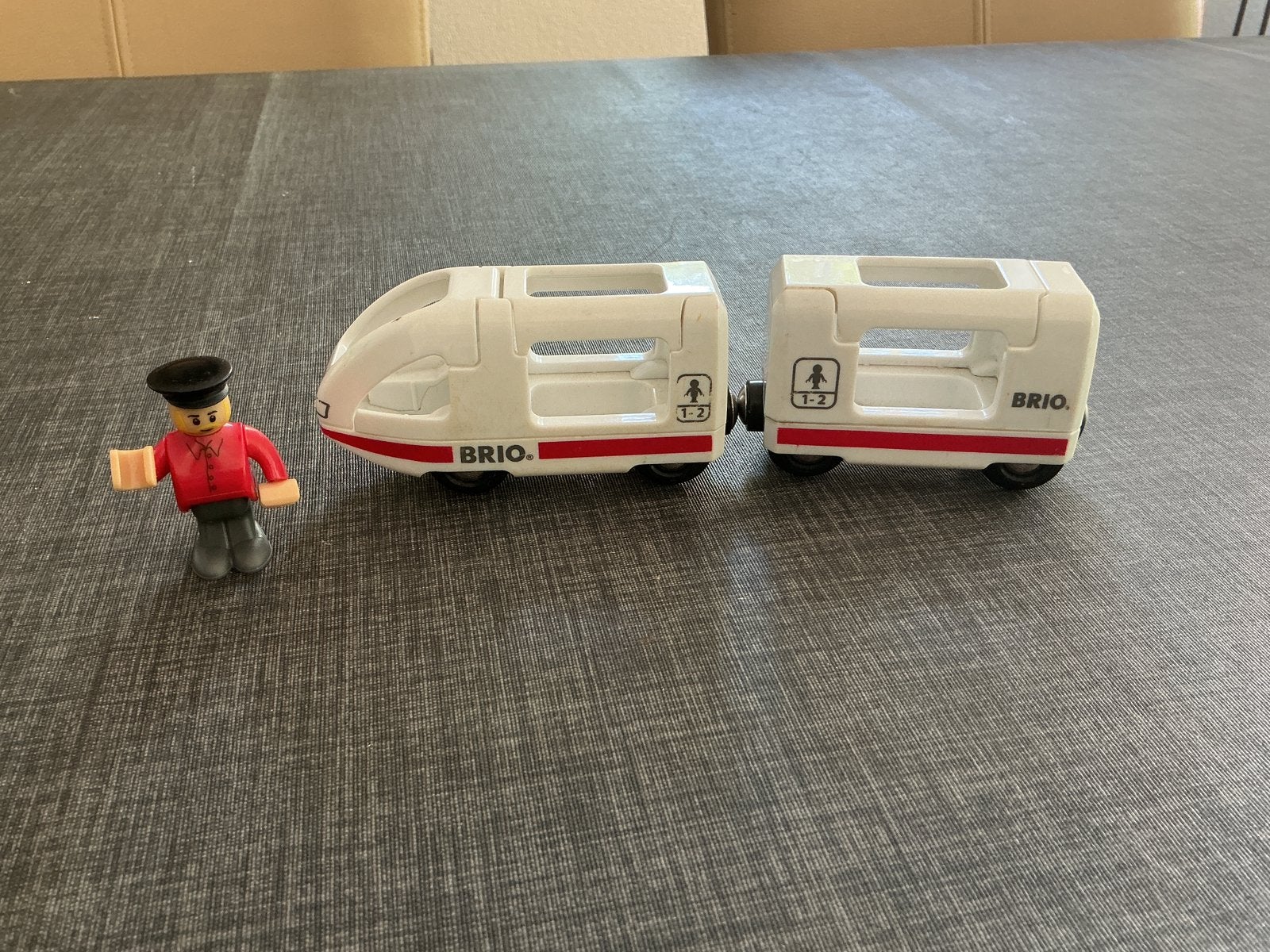 Brio trein inclusief machinist, Ophalen of Verzenden, Zo goed als nieuw