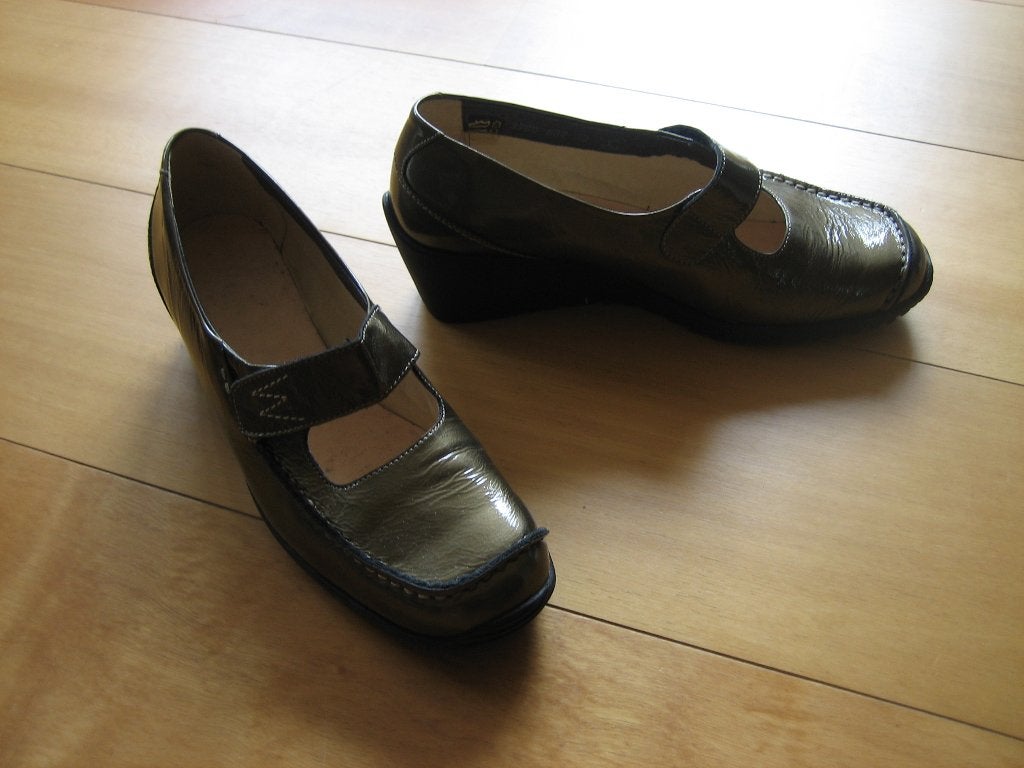 Comfortabele goudbruine lakleren schoenen WOLKY 39 snazzeys, Wolky, Schoenen met lage hakken, Bruin, Verzenden