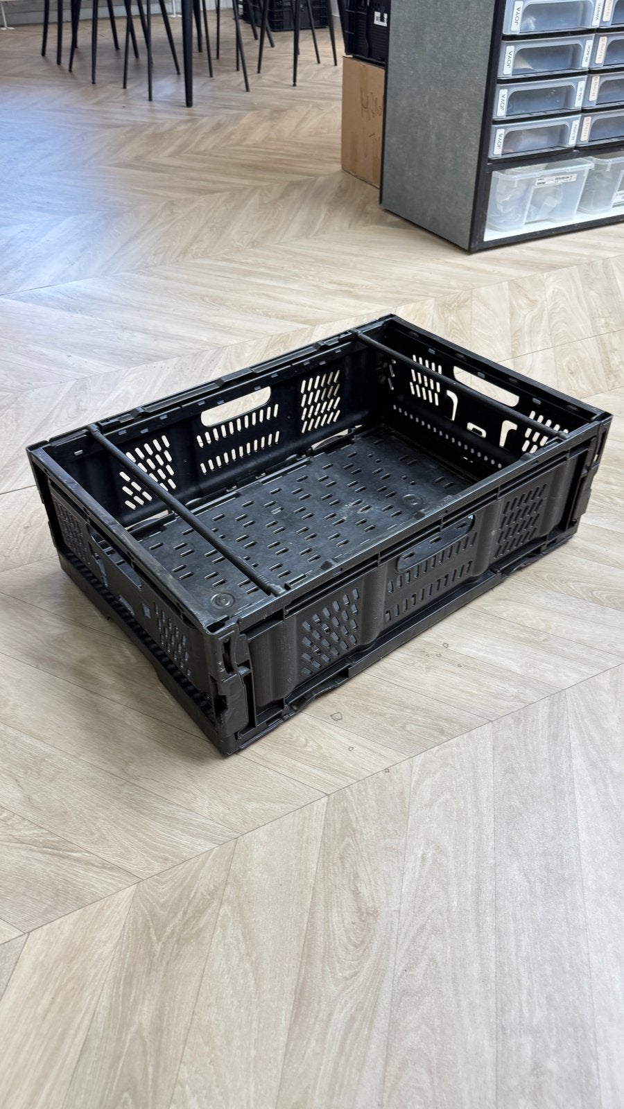10x Klapkrat 60x40x19cm  - Handige Opvouwbare Kratten, Ophalen, Gebruikt, 40 tot 60 cm, Opvouwbaar