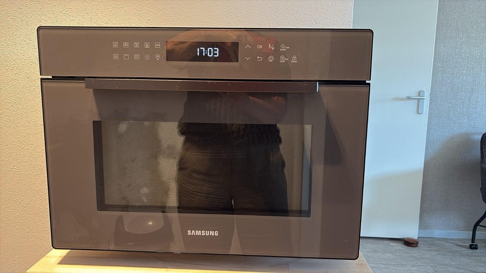 Samsung MC35R8008cc combimagnetron - ZGAN, Ophalen, Zo goed als nieuw