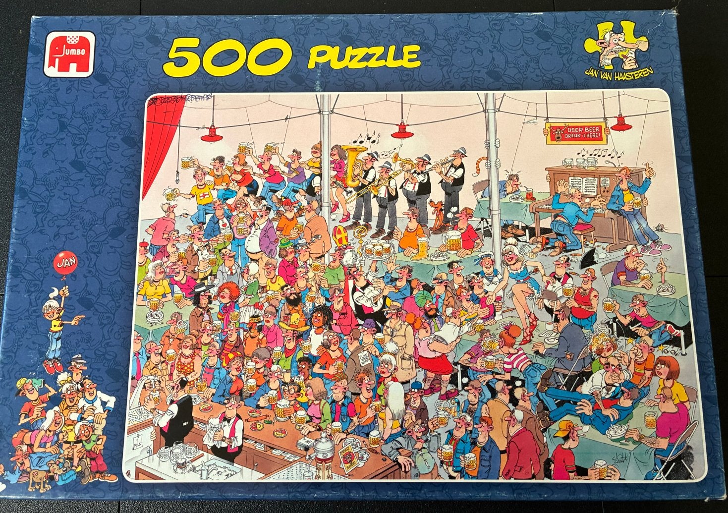 Jan van Haasteren puzzel - Duits Bierfeest (500 stukjes), Hobby en Vrije tijd, Ophalen, 500 t/m 1500 stukjes, Gebruikt, Legpuzzel